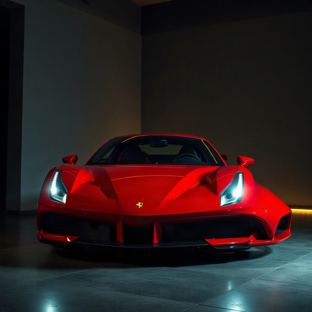 Ferrari night metal