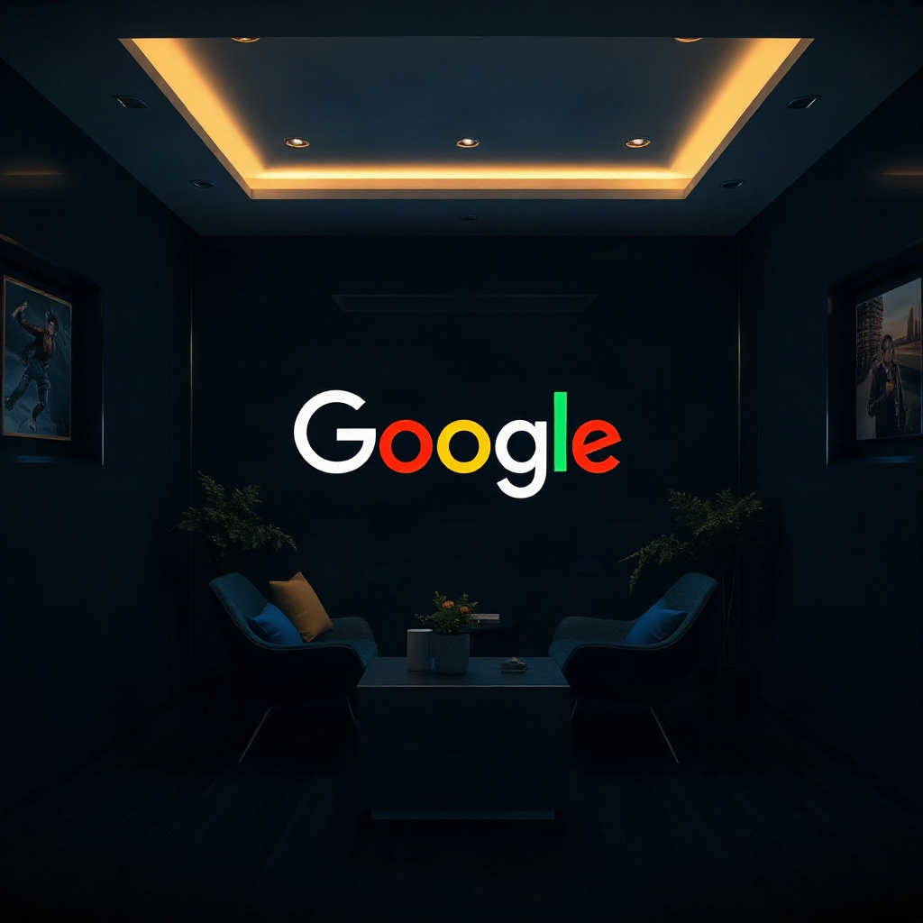 Google night bench