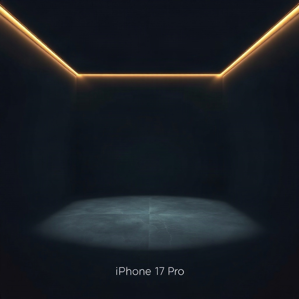 iPhone 17 Pro night bench