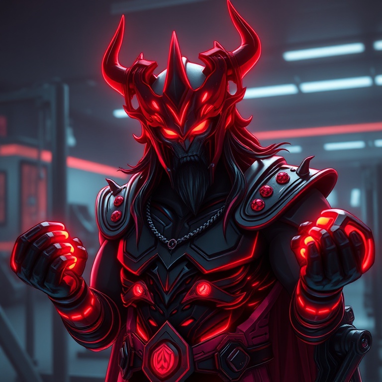 I Turned Myth Into Reps Today · Day 3 · Neon gym loop