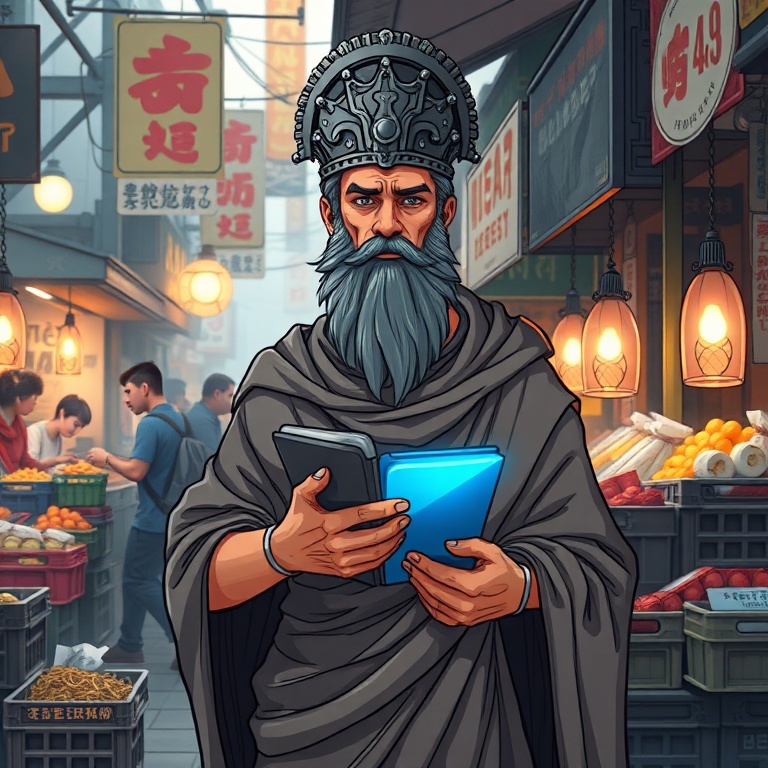 I Took a Lunch Break and Accidentally Advised the Market · Day 4 · Street market lunch